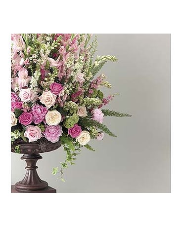 Pink Floral Urn Arrangement