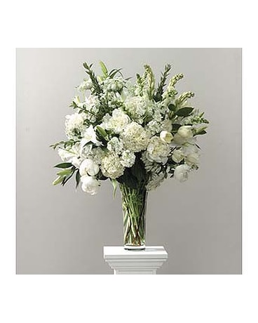 Large White Vase Arrangement