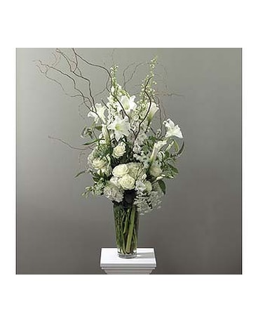 Large White Vase Arrangement