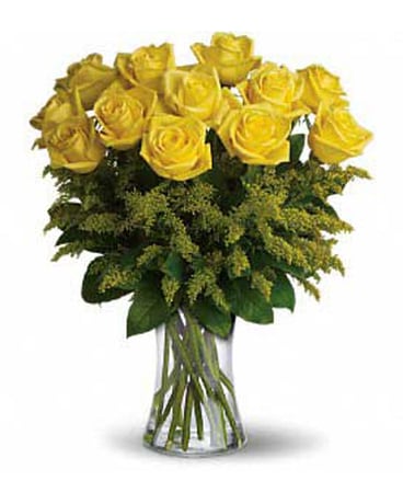 Yellow Roses from the Heart by Hoogasian Flowers
