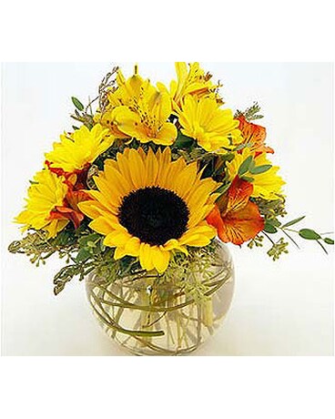 Flowers Depot Sunshine-in-a-Vase