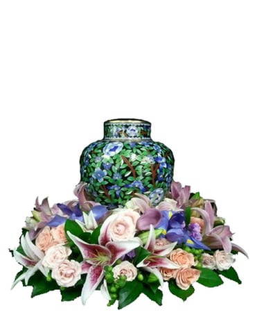 Feminine Cremation Wreath
