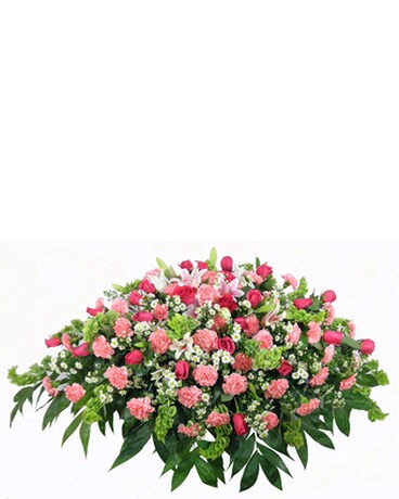 Love's Garden Deluxe Casket Spray