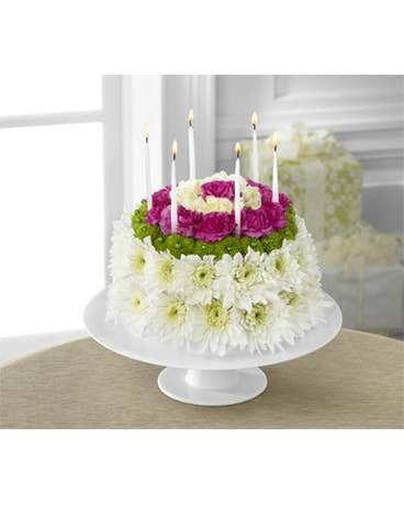 Wonderful Wishes Floral Cake