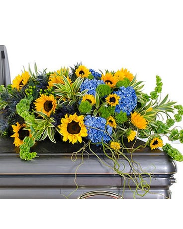 Sunflower Casket Spray