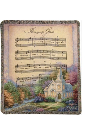 Church in the Country Tapestry Throw