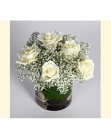 Roses on Babies Breath