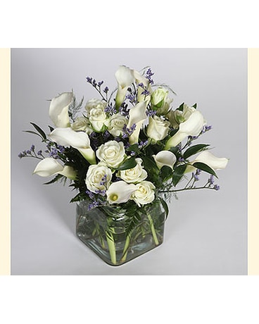 Callas and Spray Roses
