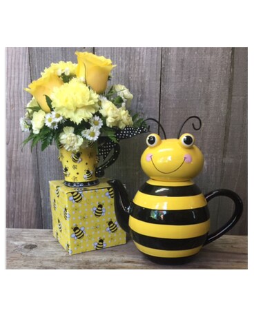 Buzzie and Tea Pitcher