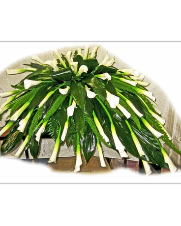 Calla Lily Casket Spray
