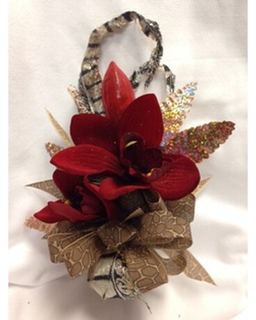 Red Orchid Corsage In Lake Charles La A Daisy A Day Flowers Gifts Inc