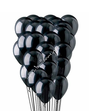 Black Latex Balloons Balloon Bouquet