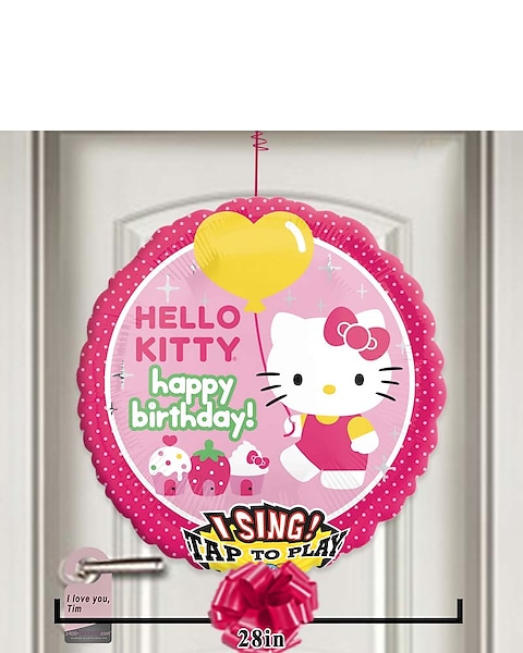 Hello Kitty Birthday Singing Balloon! - 1-800 Balloons