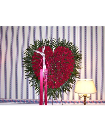 Standing Heart Red