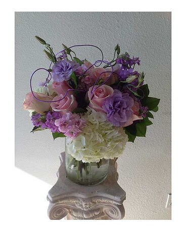 Pink with Lavender