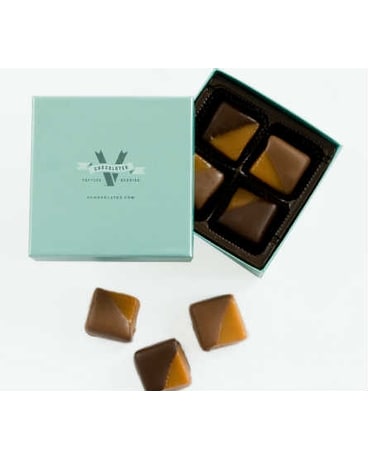4 Piece Sea Salt Chocolate Caramels
