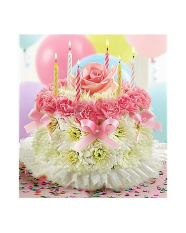 BIRTHDAY FLOWER CAKE