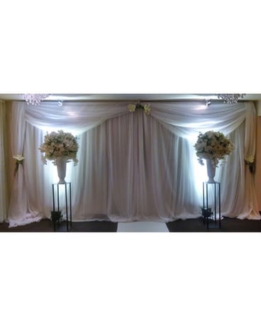 White Elegance Altar Flowers