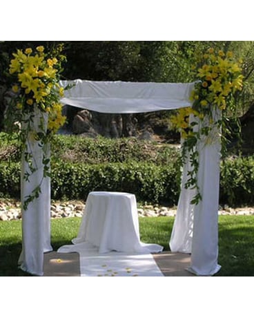 Sunshine Wedding Flower  Chuppah