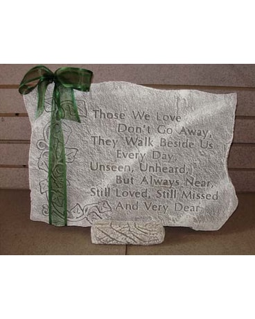 Those we love garden stone