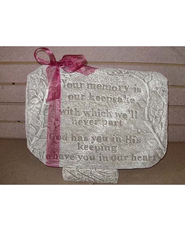 Your memory garden stone