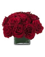 As Shown - 12 Roses size,  inches height and  inches wide.