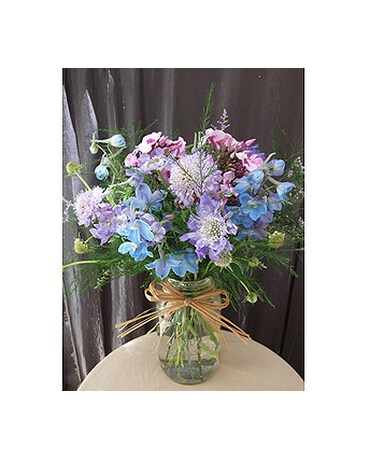 Wildflowery Mason Jar
