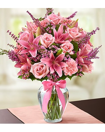 Pretty Pink Blossoms Flower Arrangement