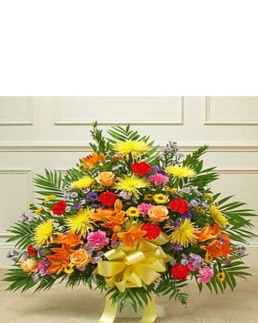 Multicolor Bright Sympathy Floor Basket