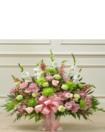 Multicolor Pastel Sympathy Floor Basket