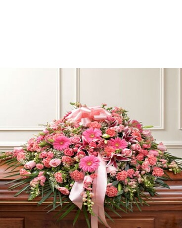 Pink Casket Cover