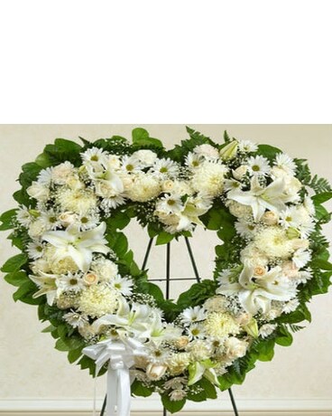 White Open Heart