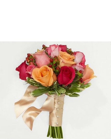 Bright Blush Petite Bouquet Flower Arrangement