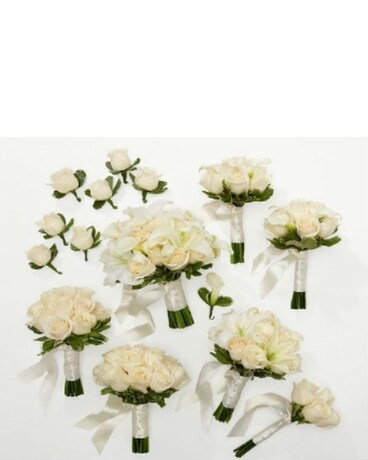 Ivory Inspirations Bride & Maid of Honor Bouquets