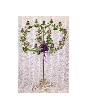 Brass Double Ring Candelabra