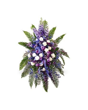 Blue and Purple Standing Spray