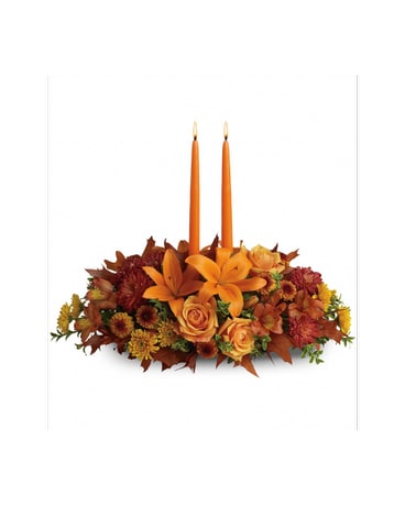 Family Gathering Centerpiece Flower Arrangement