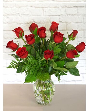RUSH DELIVERY: One Dozen Classic Red Roses