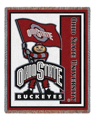 The Ohio State University Mascot Stadium Blanket $65.00