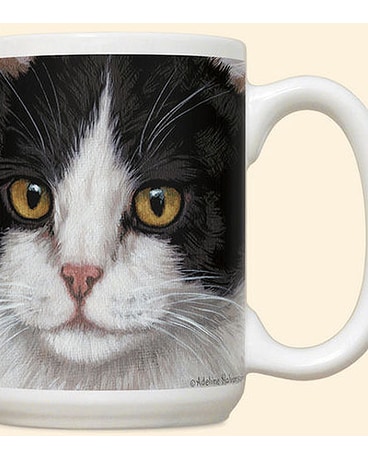 Black White Cat Mug 12 95 In Westerville Oh Reno S Fl Black White Cat Mug 12 95
