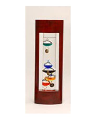 12 inch Multi-color Galileo in Cherry Finish Stand $40