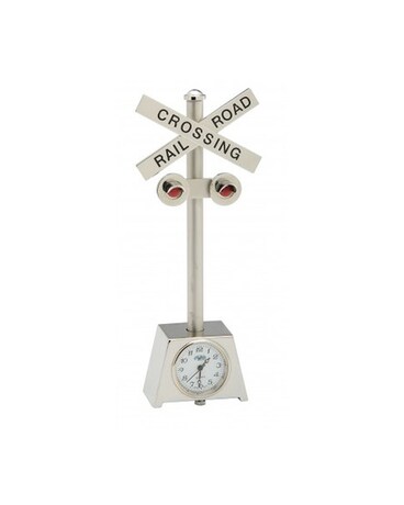 Rail Road Crossing Clock$31