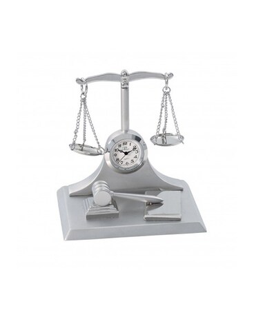 Scales of Justice Clock
$40