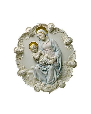Blessed Mother & Baby Jesus Wall Plaque
$110