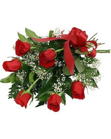 A Half Dozen Roses Bouquet