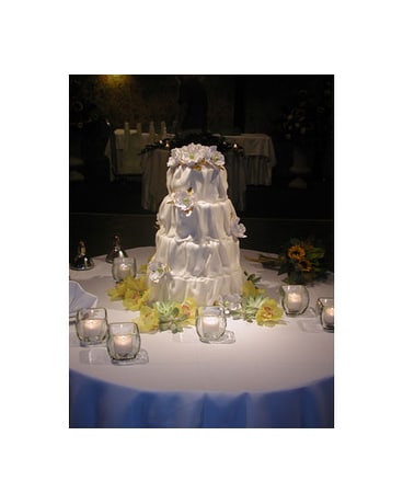 Cake Table with Orchids