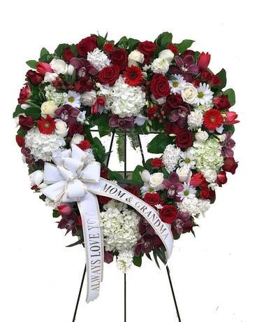 Red & White Open Heart
