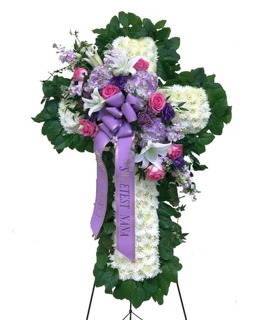 Purple, Lavender & Pink Cross