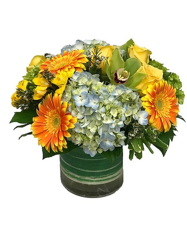 Tropical Topaz Flower Arrangement