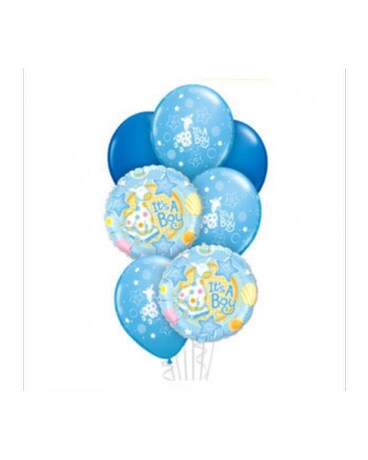 baby boy balloon arrangements